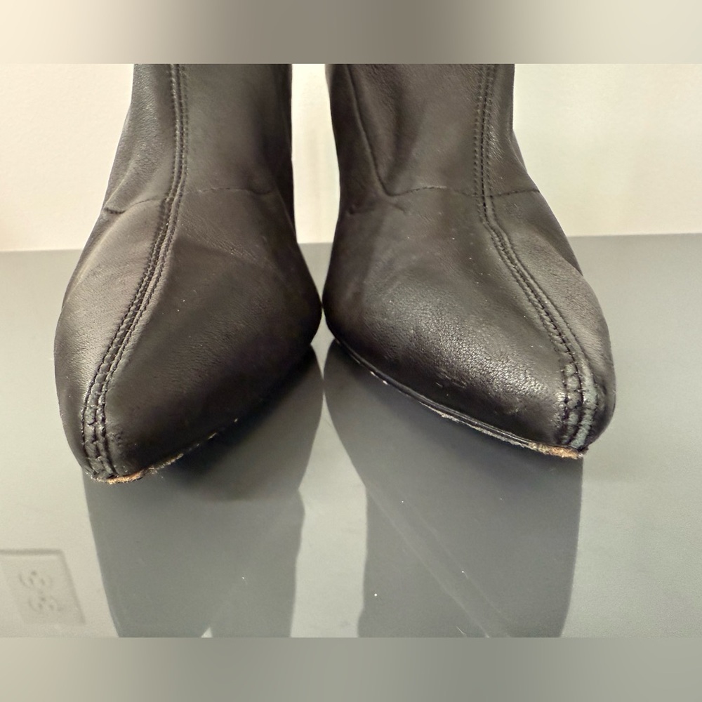Anine Bing Chloe Boot Black Ankle Boots Size 40 - Picture 3 of 11